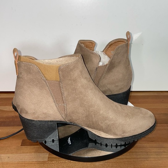 Dr. Scholl's London Block Heel Bootie brown 7M - Picture 10 of 11